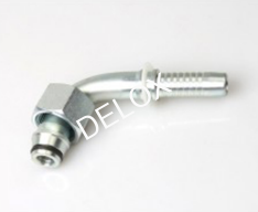 90°公制內(nèi)螺紋24°錐帶O型圈輕系列 工業(yè)軟管